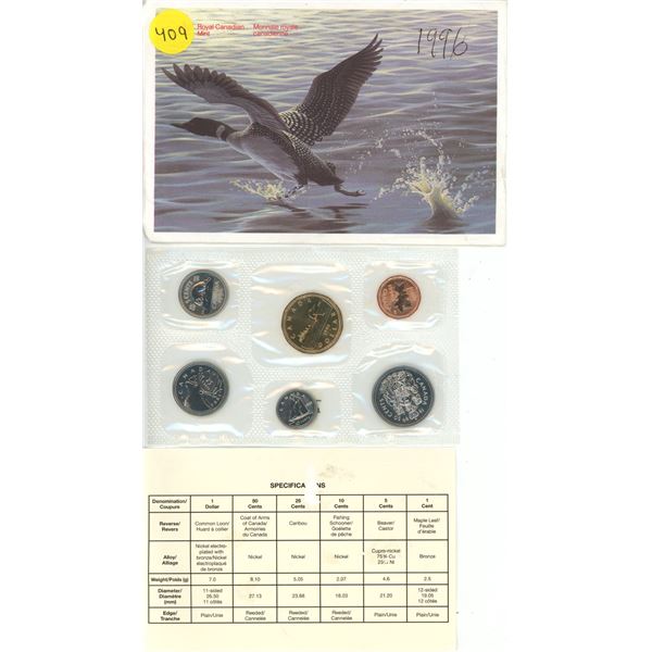 1996 Canada UNC Year Set