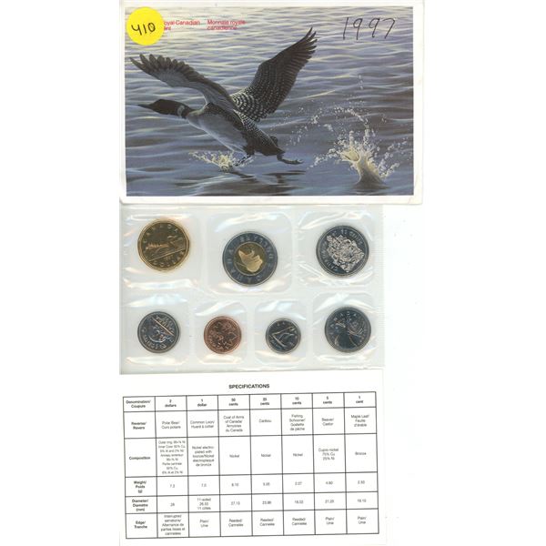 1997 Canada UNC Year Set
