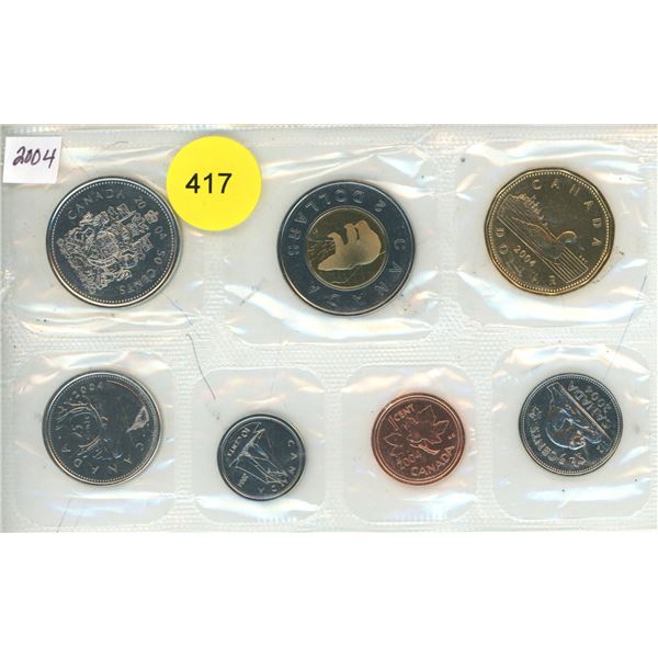 2004 Canada UNC Year Set