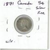 Image 2 : 1871 Canada Silver 5¢