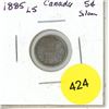Image 1 : 1885 L5 Canada Silver 5¢