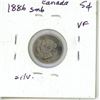 Image 2 : 1886 Sm 6 Canada Silver 5¢