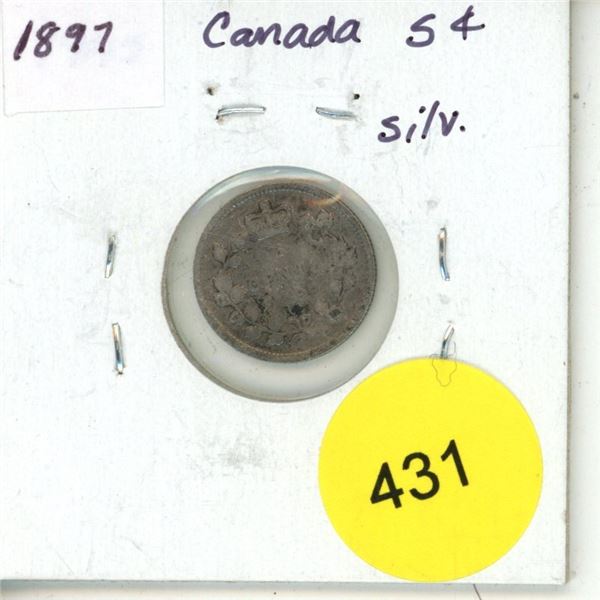 1897 Canada Silver 5¢