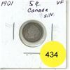 Image 1 : 1901 Canada Silver 5¢