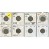 Image 1 : Lot of 8 USA 5¢:  1884, 1895, 1902, 1905-07, 1911 (x2)