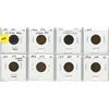Image 1 : Lot of 8 USA Indian Head Pennies:  1900, 1902-08