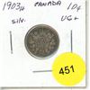 Image 1 : 1903H Canada Silver 10¢