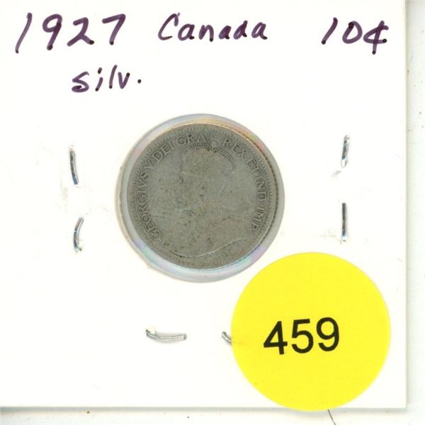 1927 Canada Silver 10¢