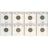Image 2 : Lot of 8 Canada Silver 10¢:  1928, 1931 (x3), 1935, 1936 (x3)