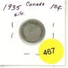 Image 1 : 1935 Canada Silver 10¢