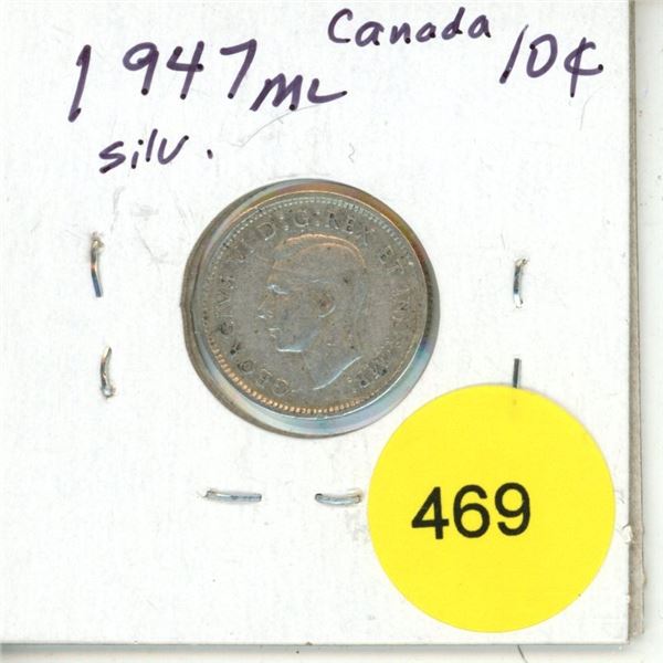1947 ML Canada Silver 10¢