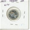 Image 2 : 1957 Canada Silver 10¢
