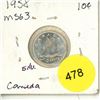 Image 1 : 1958 Canada Silver 10¢