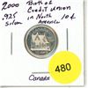 Image 1 : 2000 Canada Sterling Silver Proof 10¢:  Birth of Credit Union in N. America