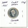 Image 2 : 2000 Canada Sterling Silver Proof 10¢:  Birth of Credit Union in N. America