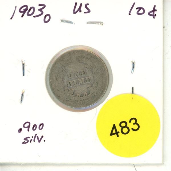 1903o USA Silver 10¢