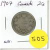 Image 1 : 1907 Canada Silver 25¢
