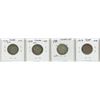 Image 2 : Lot of 4 Canada Silver 25¢:  1917 - 1920