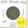 Image 1 : 1931 Canada Silver 25¢