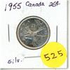 Image 1 : 1955 Canada Silver 25¢