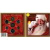 Image 1 : 2004 Canada Holiday Gift Set with Colored Santa 25¢