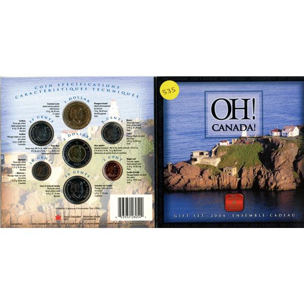 2004 OH! CANADA! UNC Coin Set