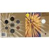 Image 1 : 2007 Canada Congratulations UNC Coin Set with Colored Fireworks 25¢
