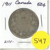 Image 1 : 1911 Canada Silver 50¢