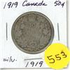 Image 1 : 1919 Canada Silver 50¢