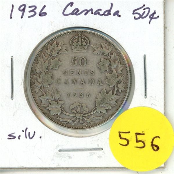 1936 Canada Silver 50¢