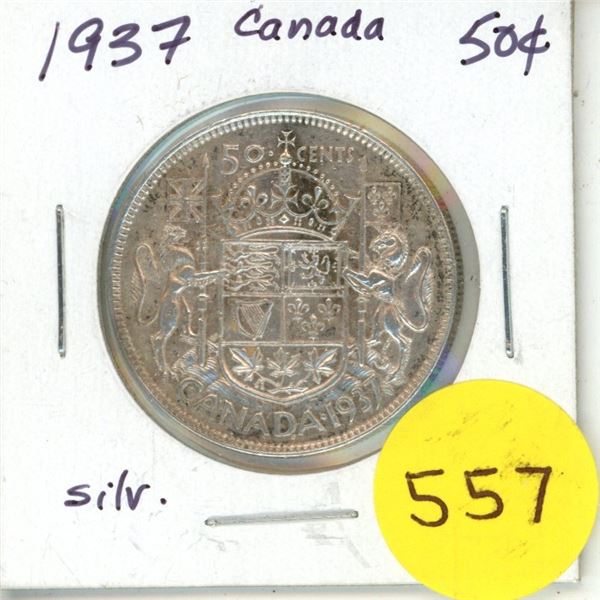 1937 Canada Silver 50¢