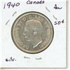 Image 2 : 1940 Canada Silver 50¢