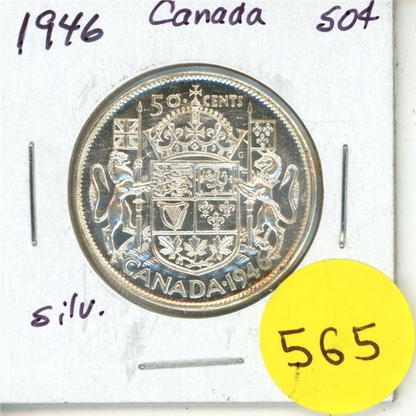 1946 Canada Silver 50¢