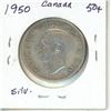 Image 2 : 1950 Half Design Canada Silver 50¢