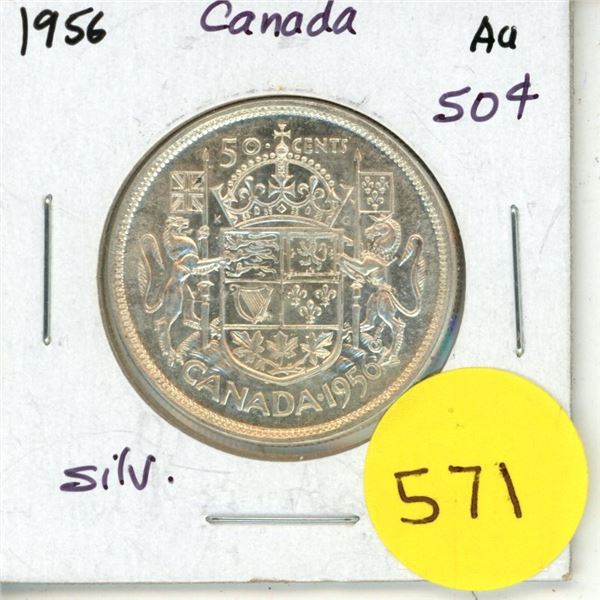 1956 Canada Silver 50¢