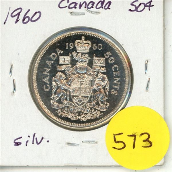 1960 Canada Silver 50¢