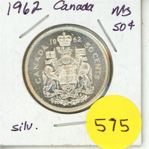1962 Canada Silver 50¢