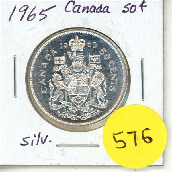 1965 Canada Silver 50¢