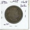 Image 2 : 1892 USA Silver Half Dollar