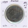 Image 2 : 1939 Canada Silver $1