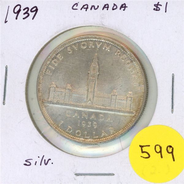 1939 Canada Silver $1