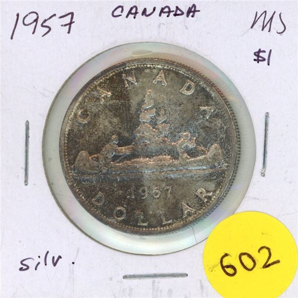 1957 Canada Silver $1