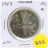 Image 1 : 1957 Canada Silver $1