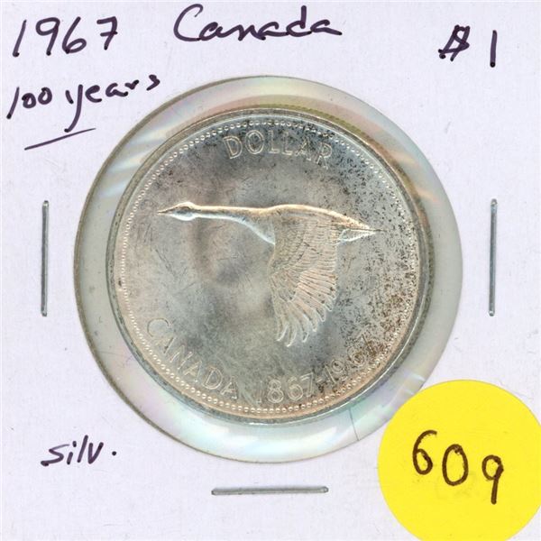 1967 Canada Silver $1