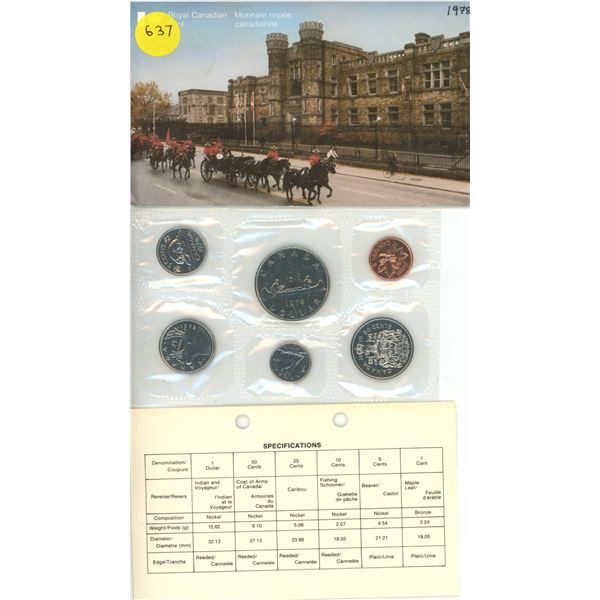 1978 Canada UNC Year Set