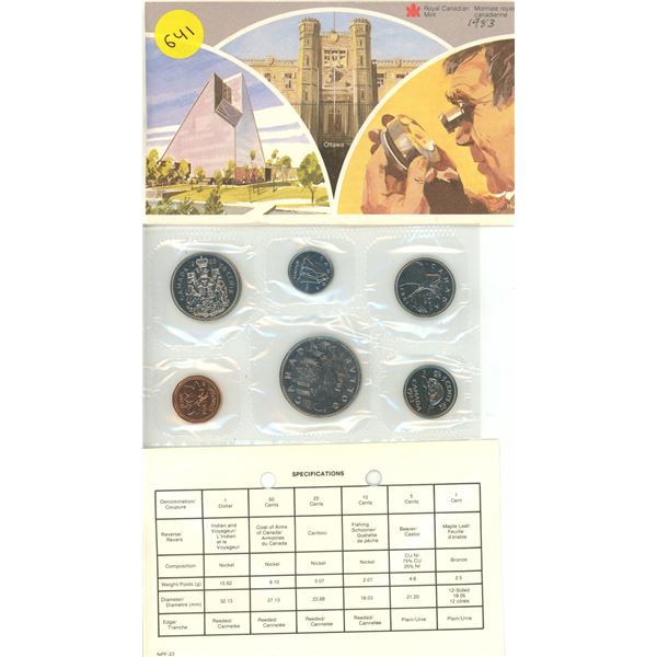 1983 Canada UNC Year Set