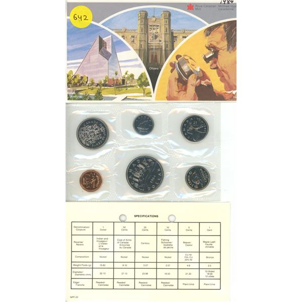 1984 Canada UNC Year Set