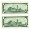Image 2 : Two Consecutive 1967 Canada $1, Beattie/Rasminsky (#GP 4780089-090)