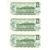 Image 2 : Three Consecutive Canada $1, Crow/Bouey (#AMG 5873020-22)