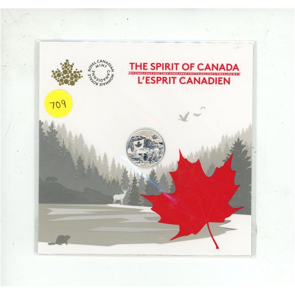 2017 The Spirit of Canada $3. 99.99% pure Silver. Housed in its original unopened RCM folder.